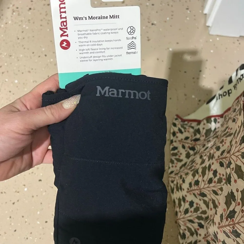 Marmot Wm's Moraine Mitt Outdoor athletic mountain sport waterproof gloves XL